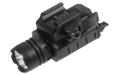 Фонарь тактический Leapers UTG w/23mm CREE LED IRB and Lever Lock Integral QD Mount LT-ELP223Q — интернет-магазин «Комбат»